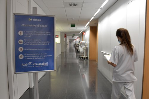 Althaia restringeix l’horari d’acompanyament dels pacients hospitalitzats a causa de la situació epidemiològica al territori