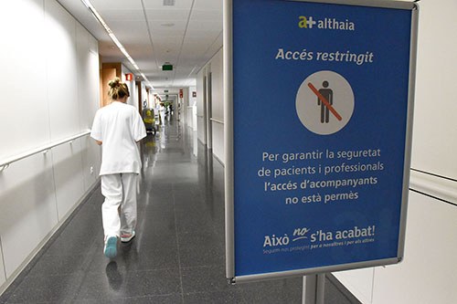 L’empitjorament de la pandèmia obliga Althaia a restringir del tot l’acompanyament als pacients hospitalitzats a Sant Joan de Déu