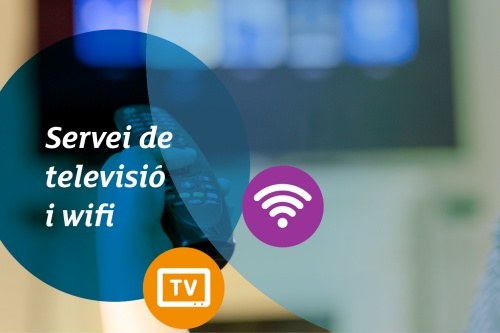Informació de serveis: televisió i wifi