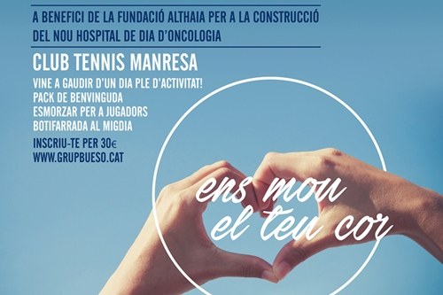 Inscripcions obertes per al torneig solidari de tennis i pàdel a favor del futur Hospital de dia d'Oncologia