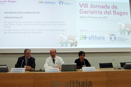 Més de 140 professionals assisteixen a la VIII Jornada de Geriatria del Bages