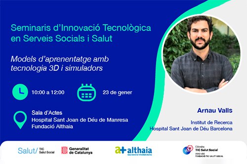 Nou cicle de seminaris sobre innovació tecnològica aplicada als serveis socials i de salut a l’Hospital Sant Joan de Déu